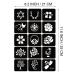 Kotbs 6 Sheets Glitter Tattoo Stencils - 82pcs Butterfly Flower Animal Templates for Women, Boys, Girls - Henna Semi-Permanent Body Art Stencils - Buy Online on GoSupps.com