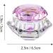 Minkissy Nail Art Dappen Dish Diamond Shape Nail Crystal Bowl with Lid for Nail Acrylic Liquid Powder (Pink) - Buy Online on GoSupps.com