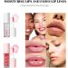 4 PCS Plumping Lip Oil Set Temperature Color Changing Lip Glow Oil Moisturizing Lip Gloss Lip Balm Lip Care Moisturizing Lip Gloss - Buy Online on GoSupps.com