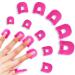 Kztha nail polish template 26pcs reusable nails edge skin barrier kit 10 sizes nail art paint protection lace protection nail art basic tool accessories