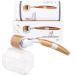 Micro Derma Roller 192 Microneedles Dermaroller Micro Needle Roller Professional Microneedling Derma Needling Kit Skin Care for Face Wrinkles Hair Loss Stretch Marks Hair Regrowth(0.5mm)