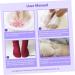 Housoutil 2 Pairs Dead Skin Callus Exfoliating Foot Mask Beauty Mask Foot Peel Mask Spa Foot Mask Lavender Nourishing Foot Masks Non-woven Plus Plastic Bag Remover White - Buy Online on GoSupps.com