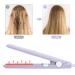 Mini Hair Straightener Travel Flat Iron - 2 in 1 Portable Ceramic Curler with 190 Smart Temperature for Salon Quality Curls & Straight Hair (Purple - Buy Online on GoSupps.com