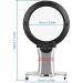 Magnifying Glass with Light Portable Hands Free LED 6X Magnifier Desk Stand Neck Hang Magnifier for Low Vision Visually Impaired Seniors Ly Reading HaoAMZ - Buy Online on GoSupps.com