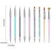 Nail Art Brush Set - Double-Ended Nail Design Tools Kit - Nail Art Point Drill Drawing Tools Including Nail Liner Brush and Nail Dotting Pens - Buy Online on GoSupps.com