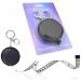 Tape Measure for Body Measuring Tape Double Scale Body Sewing Flexible Ruler for Medical Body Measurement Tailor Craft Ruler, Retractable Key Chain Mini Tape Measure 120 Inches/300cm (Black)