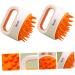 Magiclulu Silicone Shampoo Massage Brush - Scalp Cleaning & Head Massage Tool for Kids & Adults - Buy Online on GoSupps.com