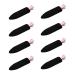 Ainiya Large No Bend Hair Clip 3.2 Inch No Crease Hair Clips Big Creaseless Hair Styling Accessories Black Alligator clips for Makeup Application (8 Pack) A style-Black
