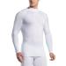ATHLIO 3-Pack Men's Thermal Compression Shirts - Long Sleeve Winter Base Layer, Large - Black/Charcoal/White - Buy Online on GoSupps.com
