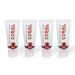 Coral White Nano Silver Bubble Berry Kids Fluoride Free Toothpaste, Natural Fluoride Free Teeth Whitening Toothpaste, Coral Calcium Nano Silver Infused SLS Glycerin Free 4 Ounce (4 Pack)