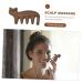 Healeved 3 Pcs Green Sandalwood Cat Massage Comb Kit - Eco-Friendly Wooden Tool for Kitten Grooming & Relaxation - Buy Online on GoSupps.com