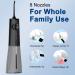 AZ Smile Cordless Water Flosser - 5 Modes Portable Oral Irrigator with 8 Tips and 300 ML Tank - Rechargeable Water Pick for Teeth Cleaning, Braces, Dental Care - Home & Travel (Black) - Buy Online on GoSupps.com
