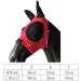 Leberna Horse Mesh Fly Mask with Ears Soft Lycra Mesh Mask Anti-UV with Ears Full Red - Buy Online on GoSupps.com
