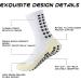 Men's Anti-Slip Grip Soccer Socks - 4 Pairs White | Non-Slip Pads for Football & Basketball - Buy Online on GoSupps.com