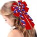 Patriotic Flag Clips Hair Accessories for July 4th - Cheerleader Hair Bows (3 Pack) - Buy Online on GoSupps.com