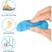 SQHT Shoe Filler Inserts - Adjustable Toe Cushion for Loose Shoes Fit 2 Pairs for Men & Women | Medium Size for Comfort & Heel Slip Prevention - Blue - Buy Online on GoSupps.com