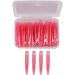 Buy Interdental Brush Set - 60 Slim Braces Cleaners with PP Handle for Adults | Rotating Electrical Pink | International Shipping Available - Buy Online on GoSupps.com