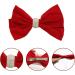 Red Hair Bow Hair Clip Velvet Hair Bows for Women Big Bowknot Hairpin Vintage French Large Hair Barrettes Hair Accessories for Women Girls Headdress Gifts - Buy Online on GoSupps.com