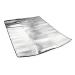 Wind Tour Outdoor Double-Sided Moisture-Proof Aluminum Foil Foam Pad Waterproof and Insulating Foil Mat Picnic Mat Camping Mat for Beach Tent and Camping 76.8*76.8"
