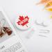 Canadian Maple Leaf Eh Team Round Case For Contact Lens Kit Storage Box with Mirror Printed - Buy Online on GoSupps.com
