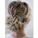 Unicra Silver Bride Wedding Hair Comb | Rhinestone Bridal Headpiece for Women and Girls - Buy Online on GoSupps.com