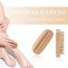 5 Pcs Two-Sided Wooden Nail Brushes - Double Sided Hand Scrubbing Cleaning Brush for Men and Women - Natural Wood Manicure Supplies - Buy Online on GoSupps.com
