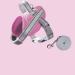 Fueegue Cat Harness with Leash Escape Proof Adjustable Soft for Cats and Dogs Puppy Harness Pink XL