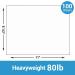 White Cardstock 100 Sheets 8.5 x 11 - Ohuhu Heavyweight 80lb Cover Card Stock - Perfect for Crafts and DIY Cards - Buy Online on GoSupps.com