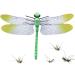 Fly Repeller Pendant | Dragonfly Shape Gnat Trapper Realistic Fly Trap Portable | Safe Harmless Gnat Catcher Fly Repeller for Camping Fishing Climbing Outings Hiking - Buy Online on GoSupps.com