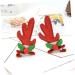 FOMIYES 8 Pairs Hair Jewels for Women Hair Claw Clips for Women Christmas Party Girls Barrettes Hair Barrettes Decor Antler Hair Barrette Child Gold Powder Cloth Antlers Hairpin - Buy Online on GoSupps.com