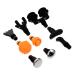 Beavorty 4 sentences 9 pieces massage head with fascia muscle massager replaceable head blacki the black fascia accessories.