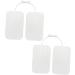 Pack of 4 Replacement Electrode Pads for Electrotherapy - Lower Impedance White Pads - International Shipping Available - Buy Online on GoSupps.com