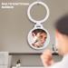 Foldable Double Sided Tabletop Mirror - Rechargeable Lighted Magnifying 10X and 1X Mirror with 3 Colors Light - Adjustable Foldable Handle for Makeup/Travel - 07x08inches - Buy Online on GoSupps.com