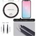 MIYADIVA 20x Magnifying Makeup Mirror with Suction Cup - 5 Black Magnified Mirror - Buy Online on GoSupps.com