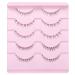 Bottom Lashes Natural Look Lower Eyelashes 5 Pairs 3 Styles Pack Faux Mink Lashes Tapered End Wispy by ALICE