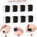 Healeved 4 Pairs Orthopedic Bunion Correct Spacer Set for Men - Black 2.5x2cm - Buy Online on GoSupps.com