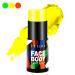 DE'LANCI Neon Yellow Face Paint Stick  Cream Blendable Body Paint Stick  Sports Yellow Face Paint Football Foundation Makeup  Professional Halloween Makeup Cosplay Uv Special Effects SFX Costume Parties - 22g (0.77 oz)