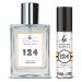 BC Perfume 124 Spray + Body Oil Set Impression of Chancellor Travel Size Refillable Bottle Long Lasting Blend Sample For Women / 10ml+50ml