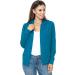 AH JOEAH Women's Hoodie Jacket - Teal Large | Full Zip Up Slim Fit Activewear Sweatshirt - Buy Online on GoSupps.com