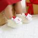 Matt Keely Baby Anti-Slip Soft Sole Booties | Winter Boots for Infants 6-12 Months White | Fleece Lining Crib Shoes - Buy Online on GoSupps.com