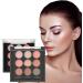 9 Color Eyeshadow Pallet | Shimmer Eyeshadow Palette Shimmer Eye Shadows Nude and Earth Tones Eye Shadow Long Lasting 02# - Buy Online on GoSupps.com