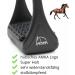 Compositi AMKA Soft Reflex Plastic Stirrup - Black Wide Non-Slip with Flexible Tread for Superior Performance | International Shipping Available - Buy Online on GoSupps.com