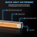 Abiemuce 300W Aquarium Heater | 304 Stainless Steel | Adjustable Temperature | Suction Cup Design | Ideal for Fish Tanks (18-34 220V) - Buy Online on GoSupps.com