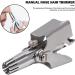 Nose Hair Trimmer - Stainless Steel Manual Ear & Nose Shaver for Men | Washable Face Care Tool - Buy Online on GoSupps.com