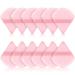 12 Pieces Powder Puff Face Triangle Makeup Puff for Loose Powder Soft Body Cosmetic Foundation Sponge Mineral Powder Wet Dry Makeup Tool(Pink,Small)