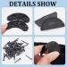 60 Pcs Rubber Heel Plates Shoe Repair Kit with Iron Nails - Black Heel Taps for Boots & High Heels - Buy Online on GoSupps.com