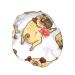 Comical Dog Printed Shower Cap for Women - Waterproof, Fits All Head Sizes and Hair Textures - Buy Online on GoSupps.com