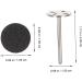 Healvian 4 Sets Nail Polishing Sheets Drill Bits for Nails Sandpaper Pad Disks Exfoliating Sandpaper Disc Pro Tools Electric Tools Nail Disc Bit Sole of Foot Stainless Steel Foot File - Buy Online on GoSupps.com