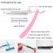 Single Edge Razor with 30 Blades Multipurpose Eyebrow & Hair Trimmer for Men & Women | Reusable with Protective Case Stylish Pink - Buy Online on GoSupps.com