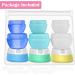 Selizo Travel Bottles Containers Set with TSA Approved Toiletry Case - Silicone and Plastic Cream Jars for Toiletries, Cosmetics, Makeup, Body Lotion, Shampoo - Buy Online on GoSupps.com